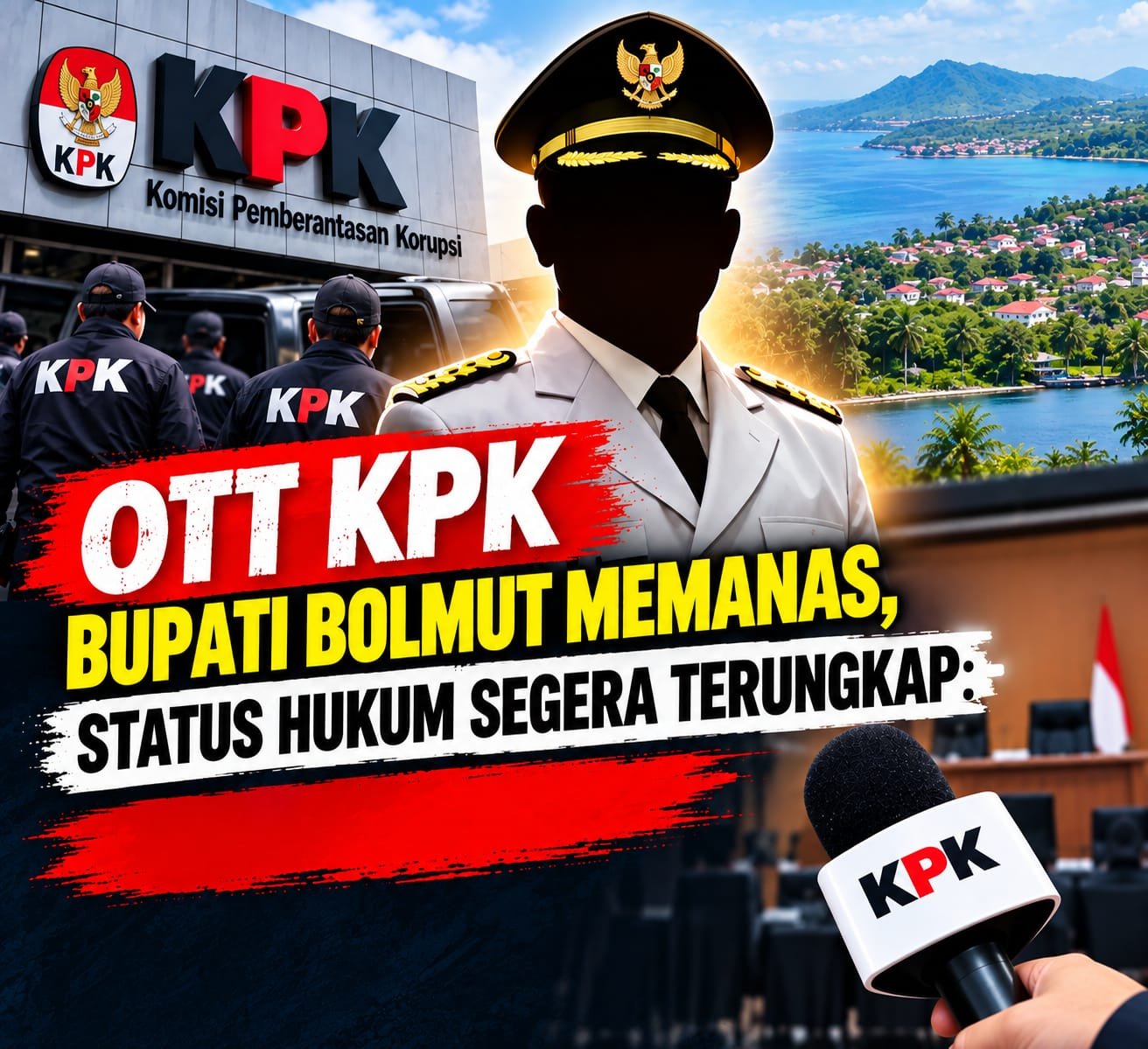 OTT Bupati Bolmut Memanas, Humas KPK Angkat Bicara: Status Hukum Segera Terungkap