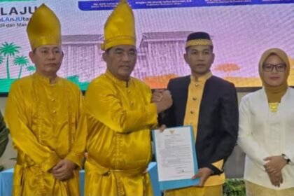 Tongkat Kepemimpinan Boltara Beralih, Aditya Pontoh Resmi Jadi Plt Bupati