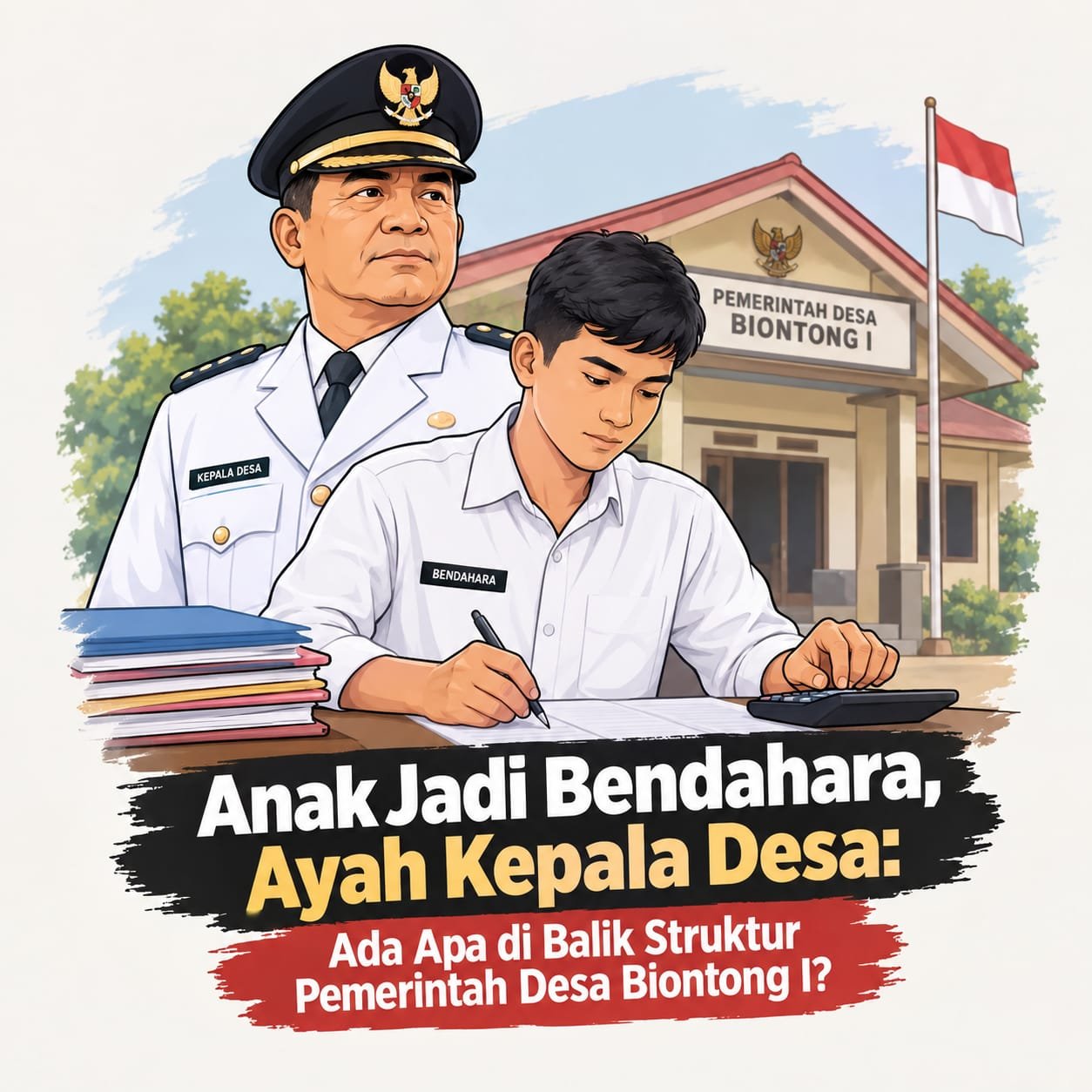 Anak Jadi Bendahara, Ayah Kepala Desa: Ada Apa di Balik Struktur Pemerintah Desa Biontong I?