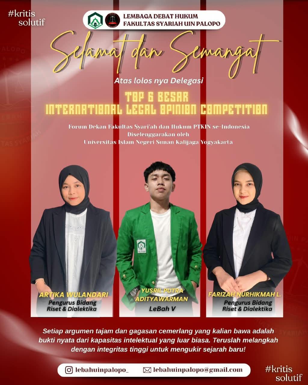 Ketika Prestasi Mahasiswa Belum Mendapat Dukungan: Di Mana Komitmen UIN Palopo? Ketika Prestasi Mahasiswa Belum Mendapat Dukungan: Di Mana Komitmen UIN Palopo?